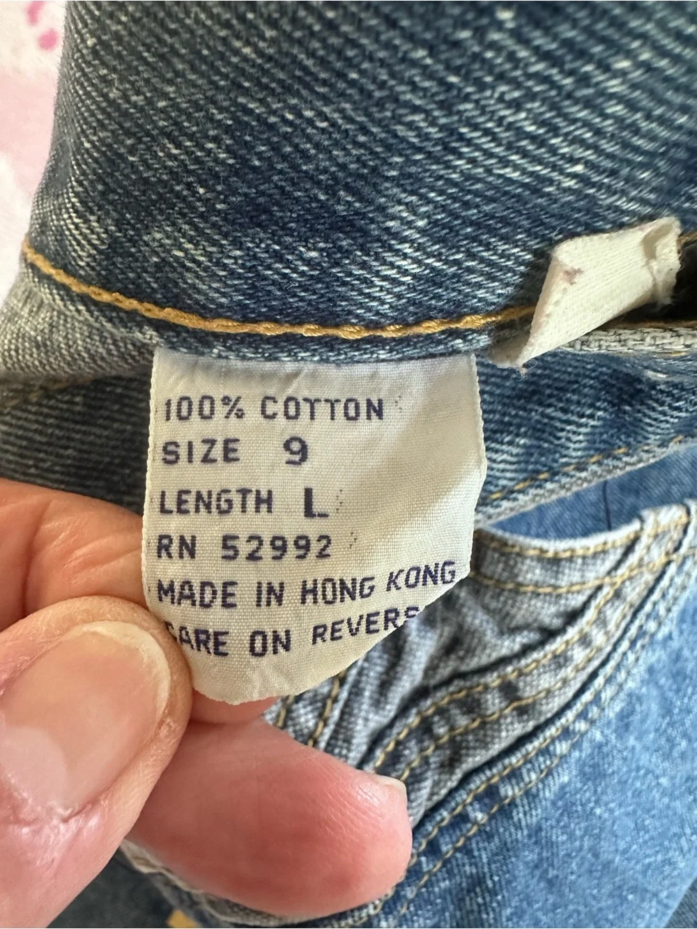 Vintage 80s Jordache Two-Tone High-Rise Blue Jeans